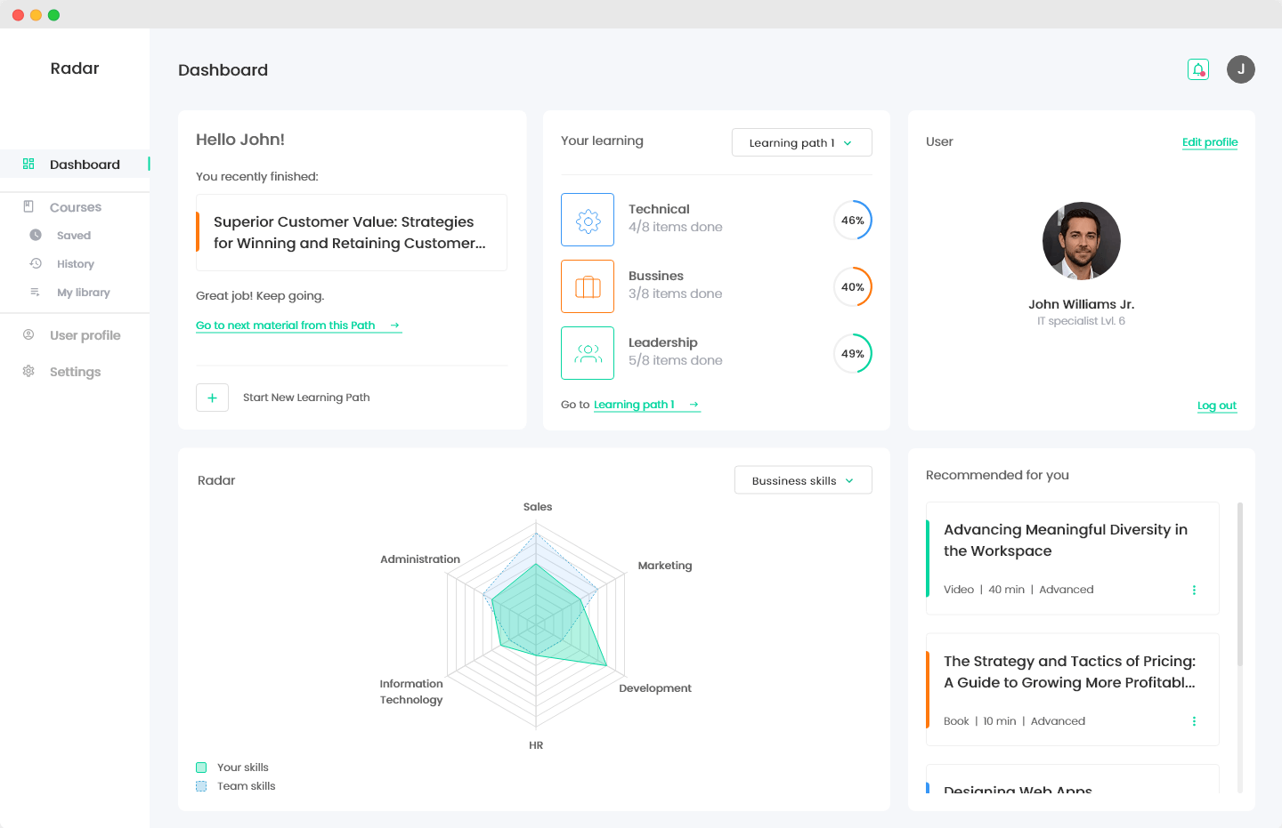 Worldbank development platform mockup