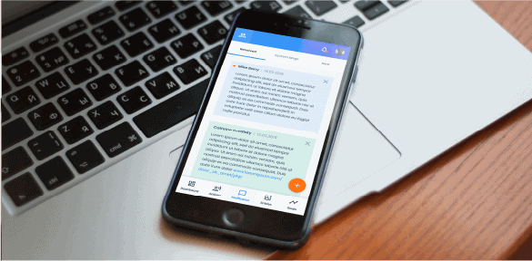 Qoreboard case study gallery - screen 2