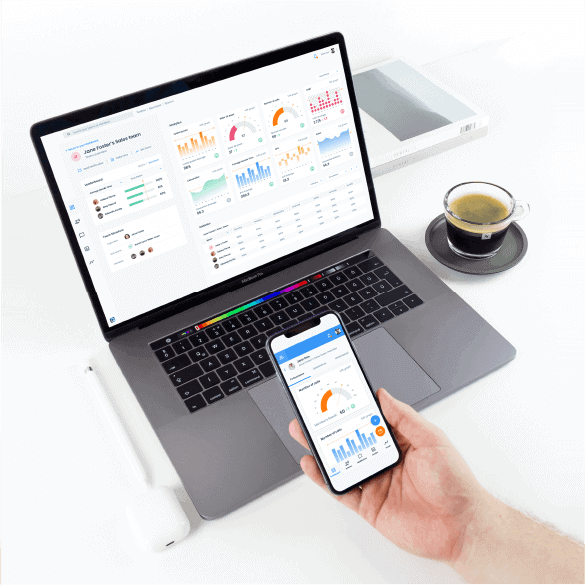 Qoreboard case study gallery - screen 1