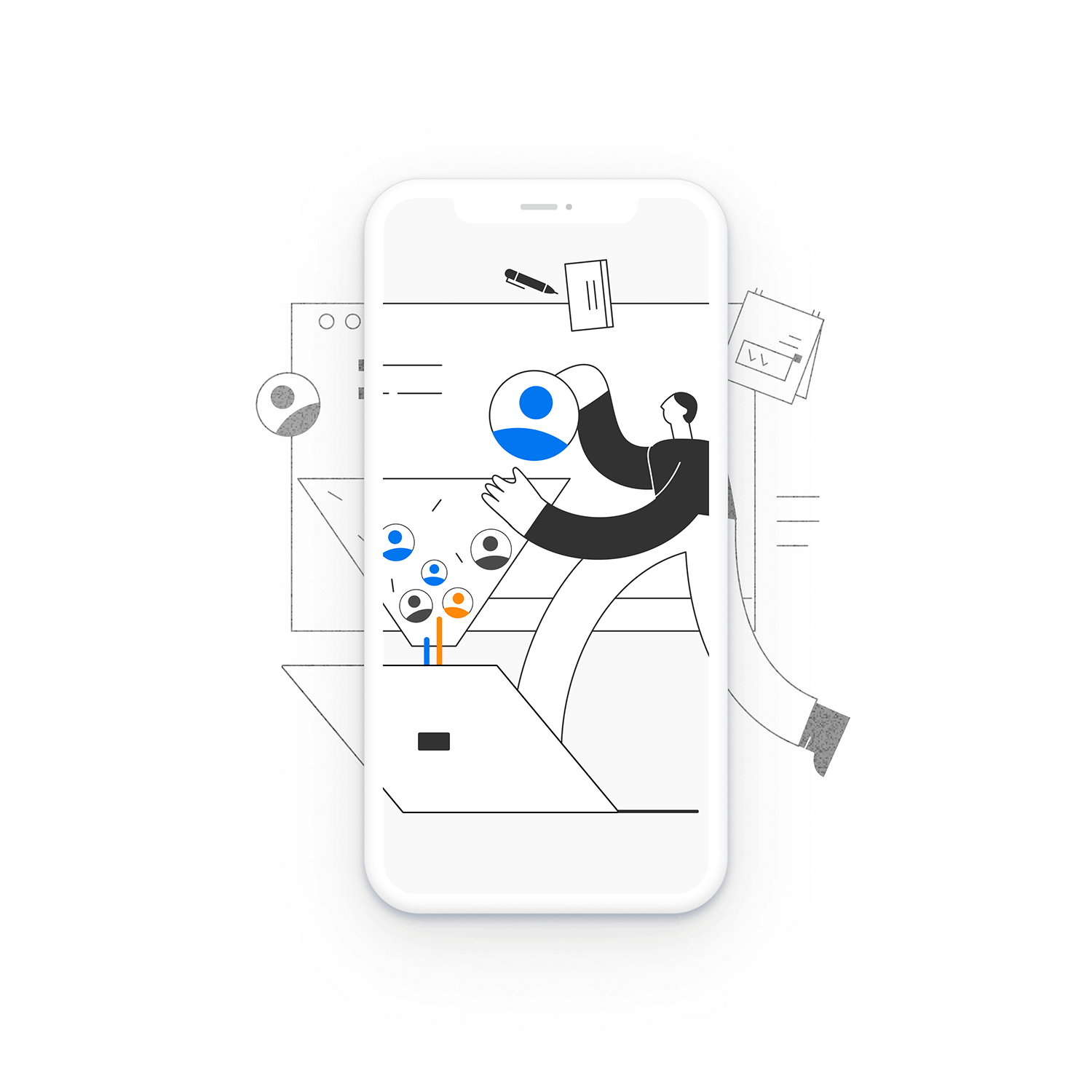 ai-powered data funnel - telecom - case study