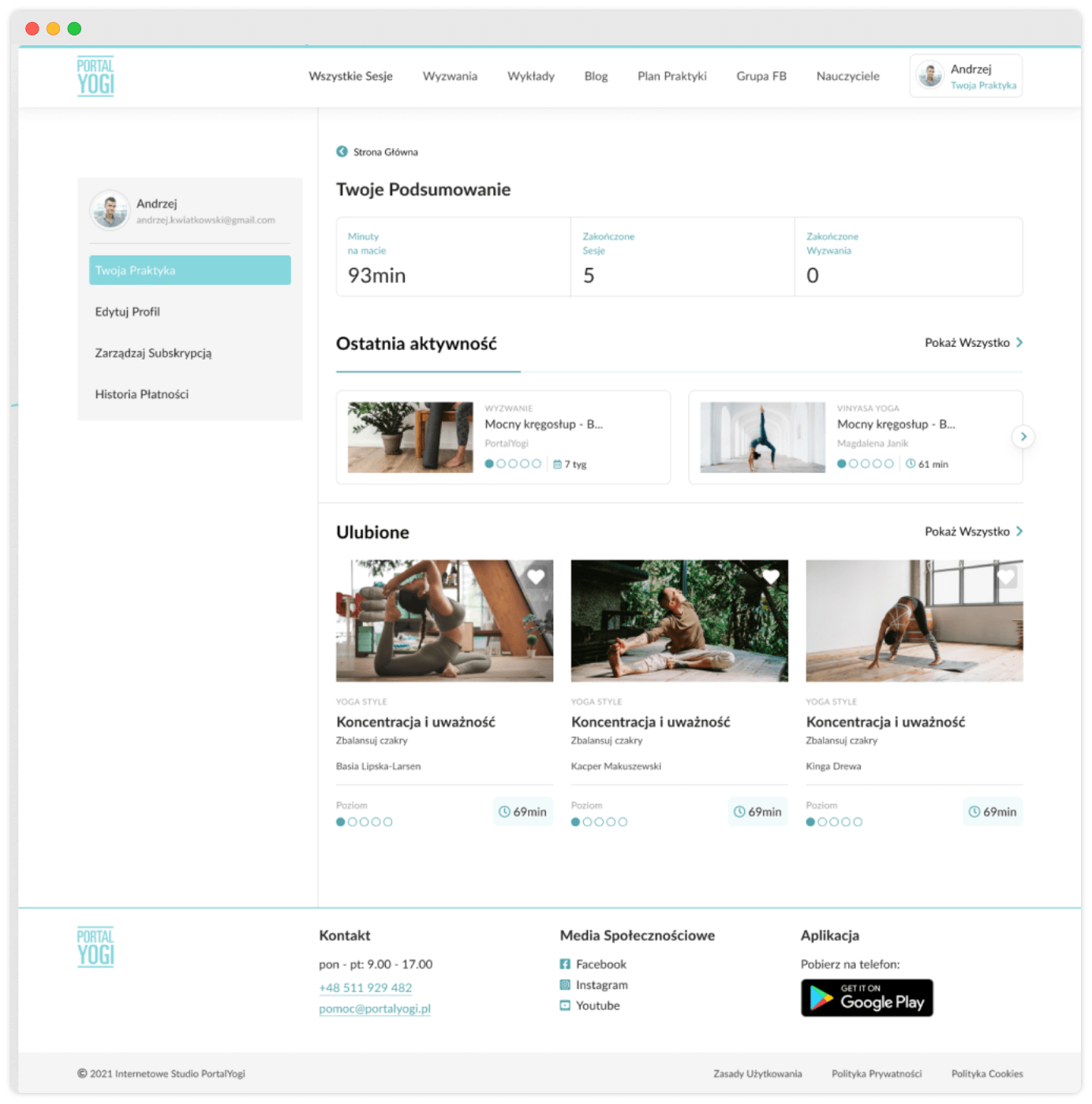 Portal Yogi - Case Study - Profile
