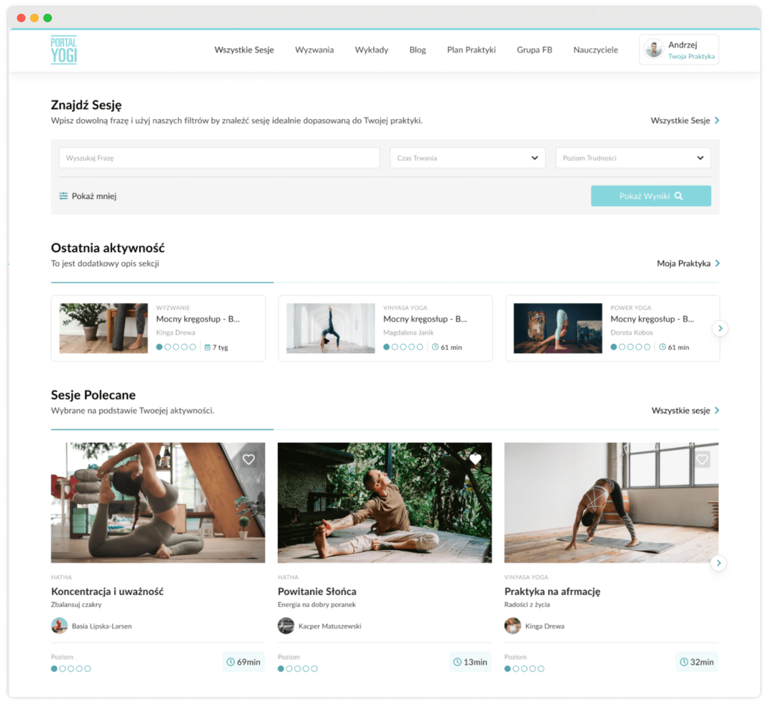 Portal Yogi - Case Study - Profile