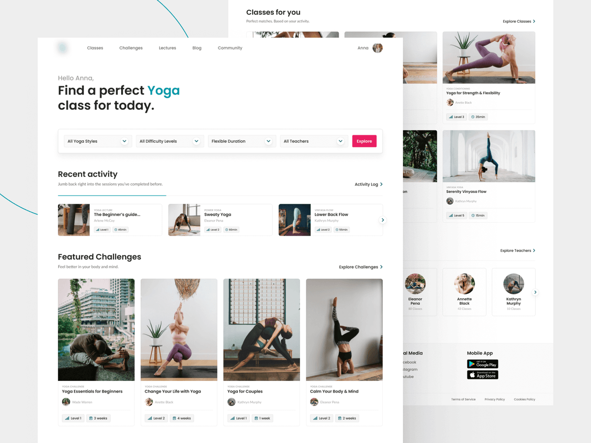 Building a custom platform for the biggest online yoga studio in Europe