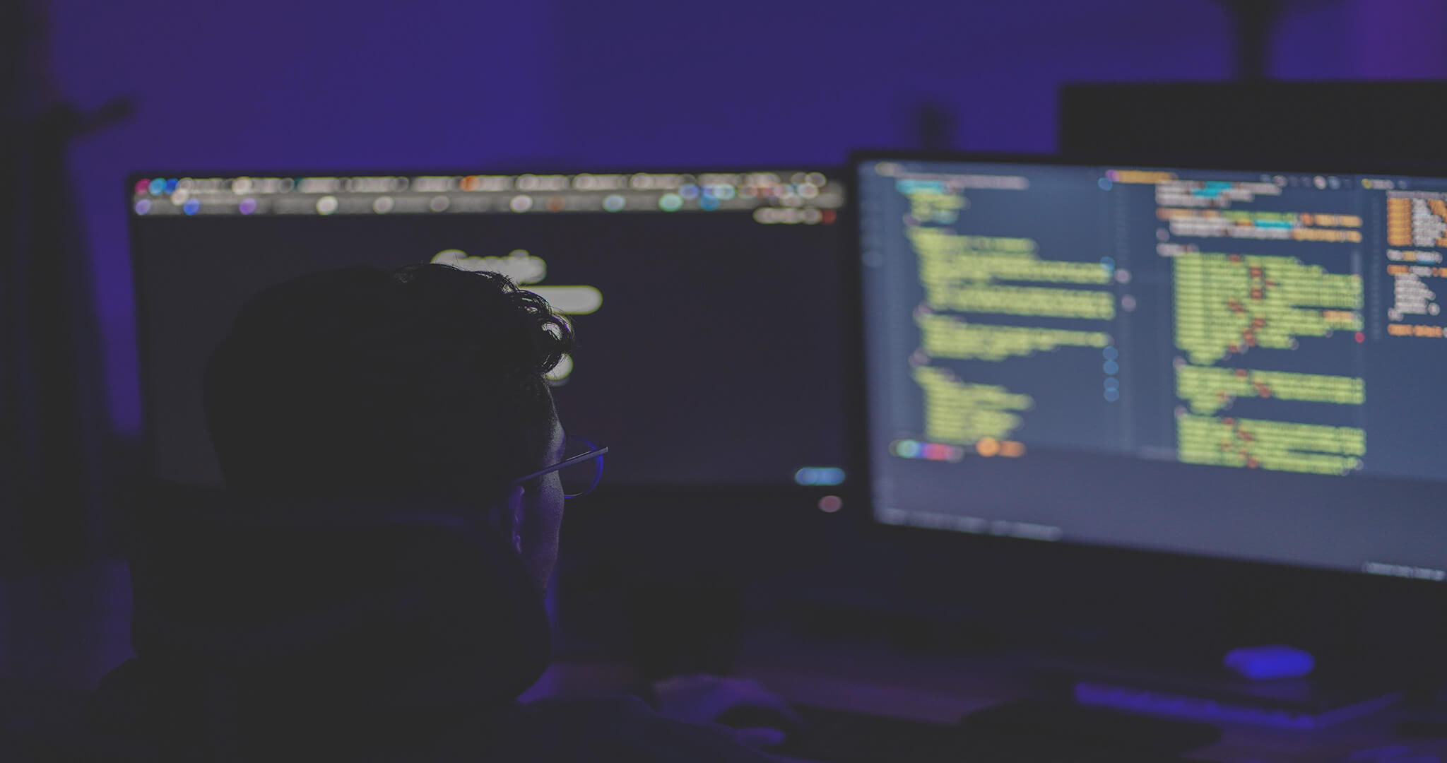 a developer using angular at work