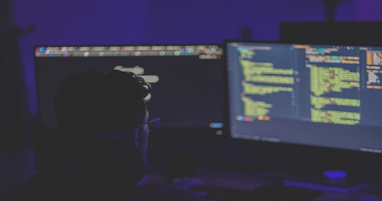 a developer using angular at work