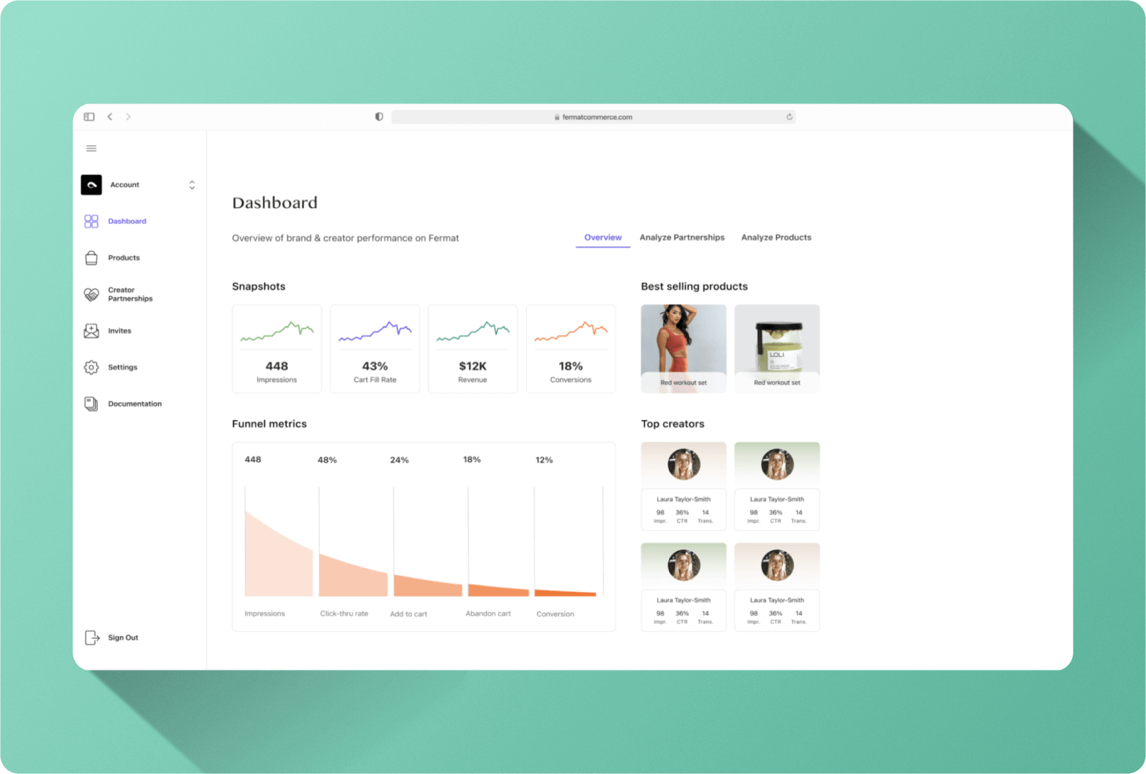 fermat dashboard