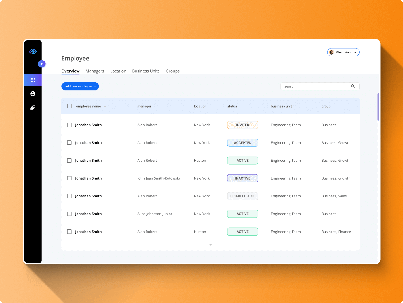 SHIFT platform screenshot