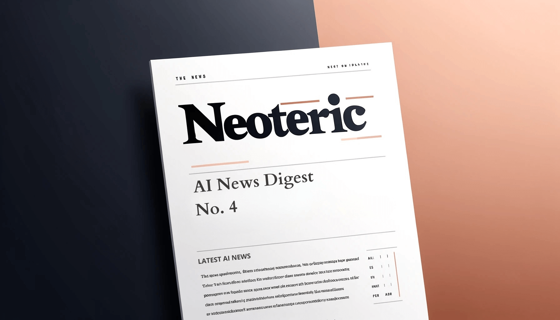 Neoteric AI News Digest 4