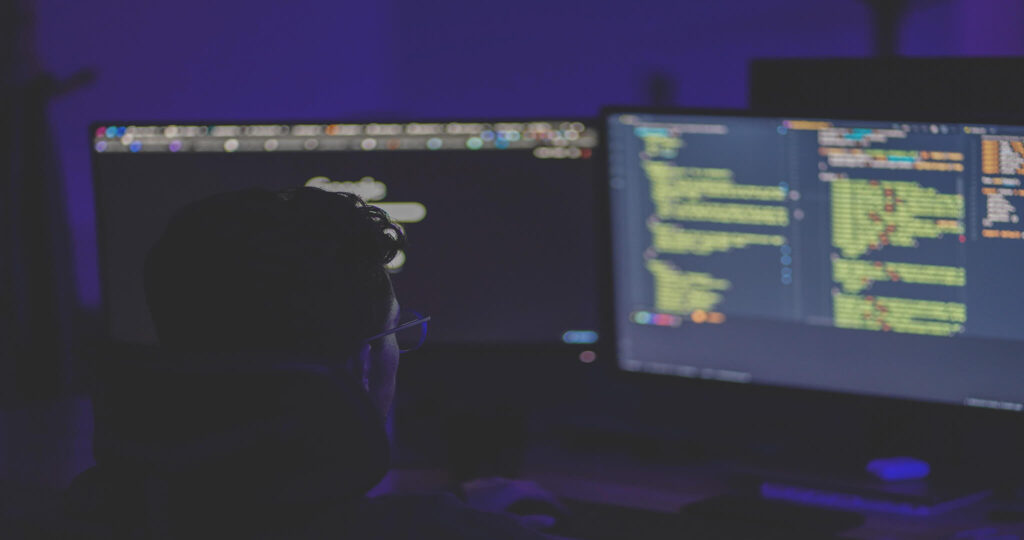 a developer using angular at work