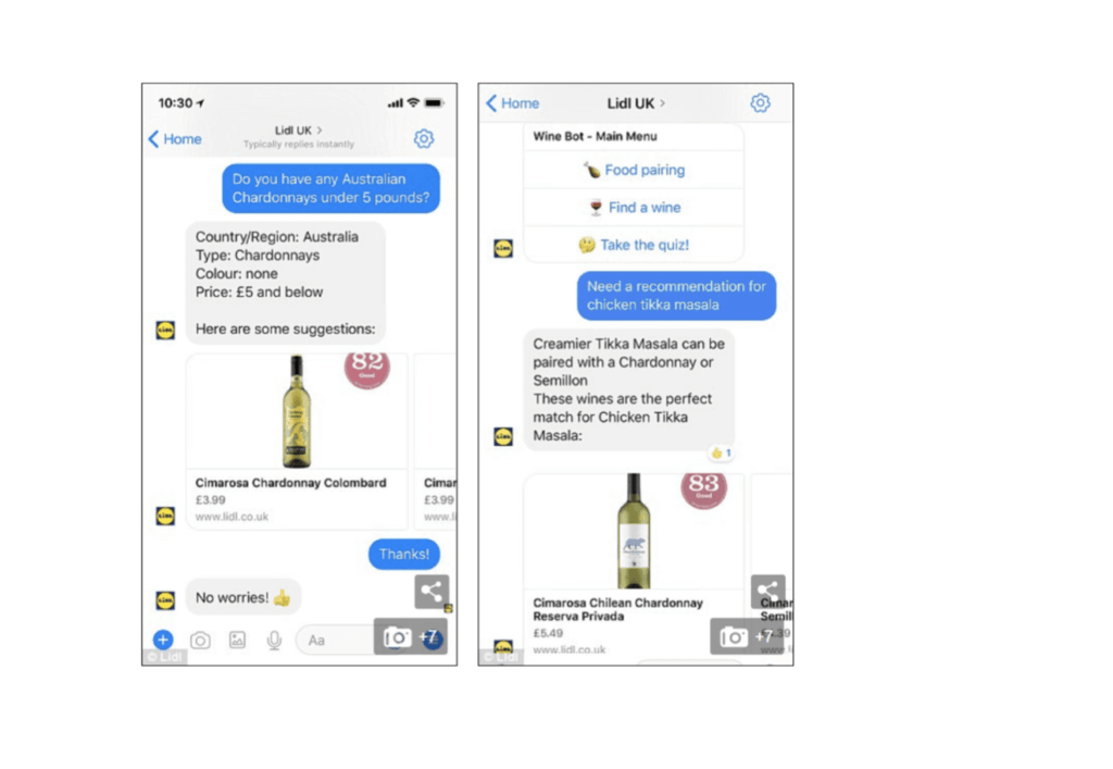 Lidl's NLP chatbot