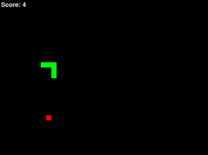 Snake game generated with GPT-4 large model