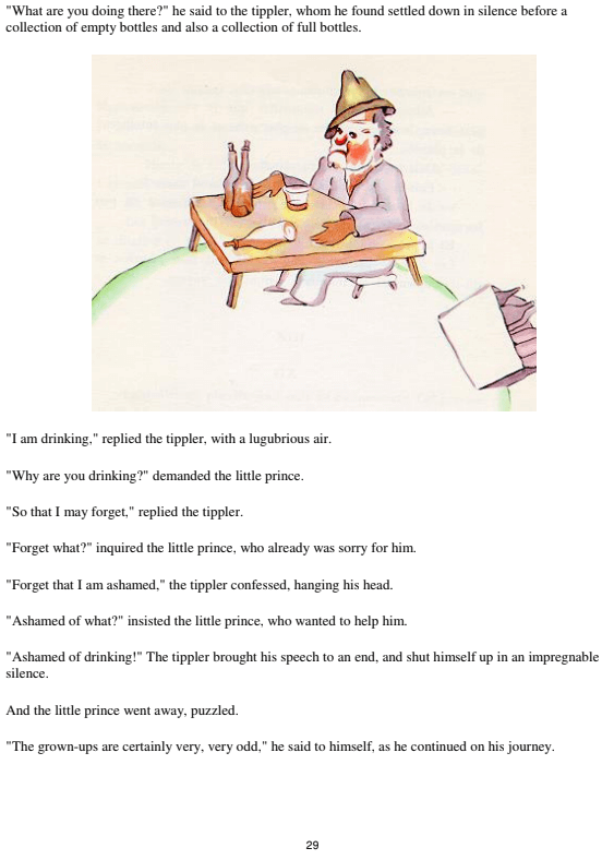 Fragment of "The Little Prince" - a task for GPT-4o vs. previous GPT models in text search