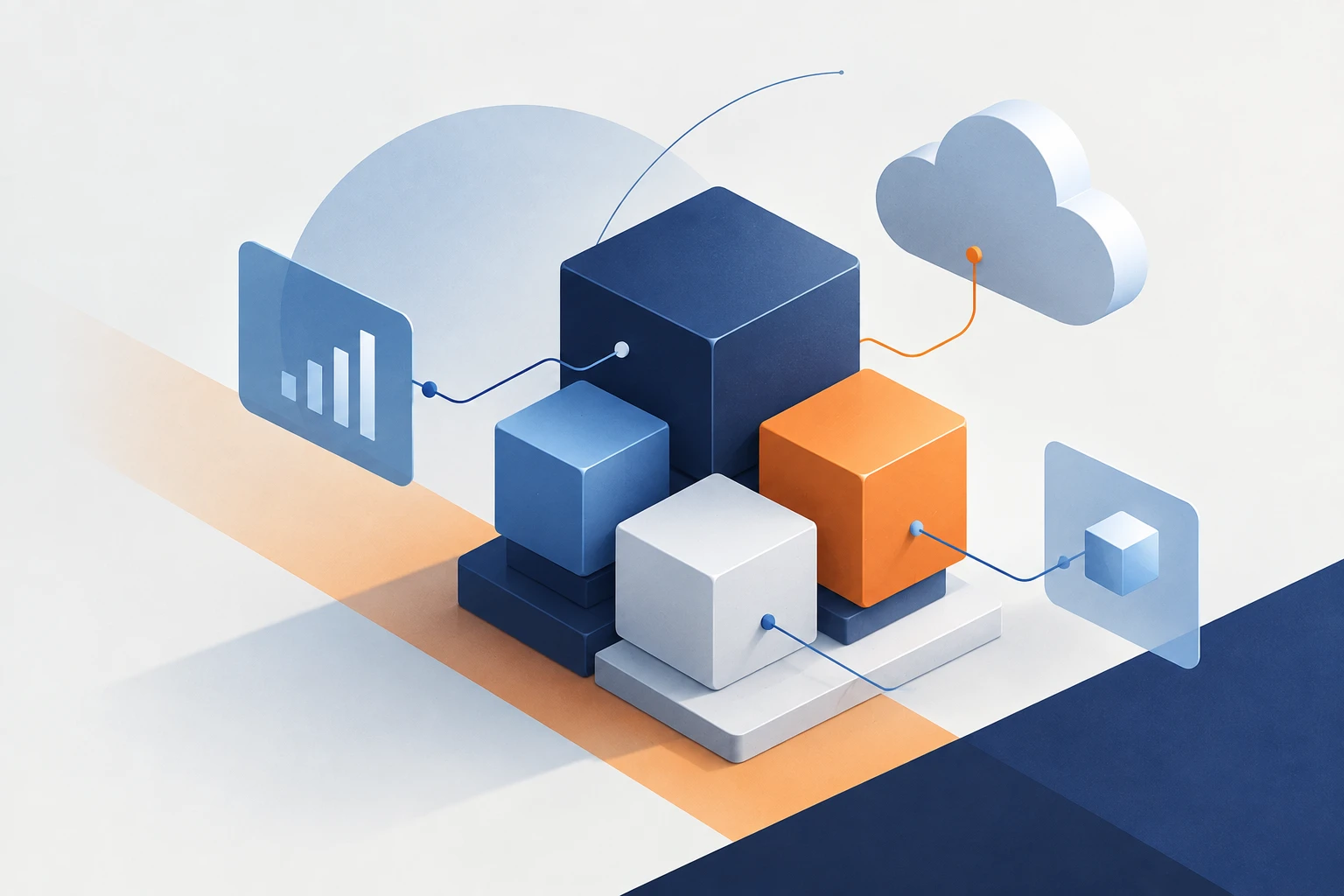 SaaS development platform illustration